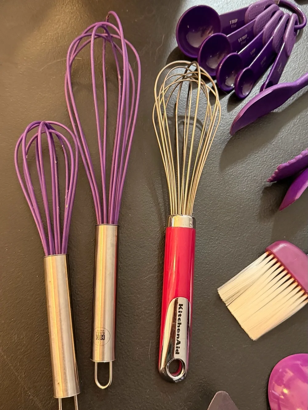 KitchenAid | Rachael Ray Purple Kitchen Utensil Set - Assorted Pieces